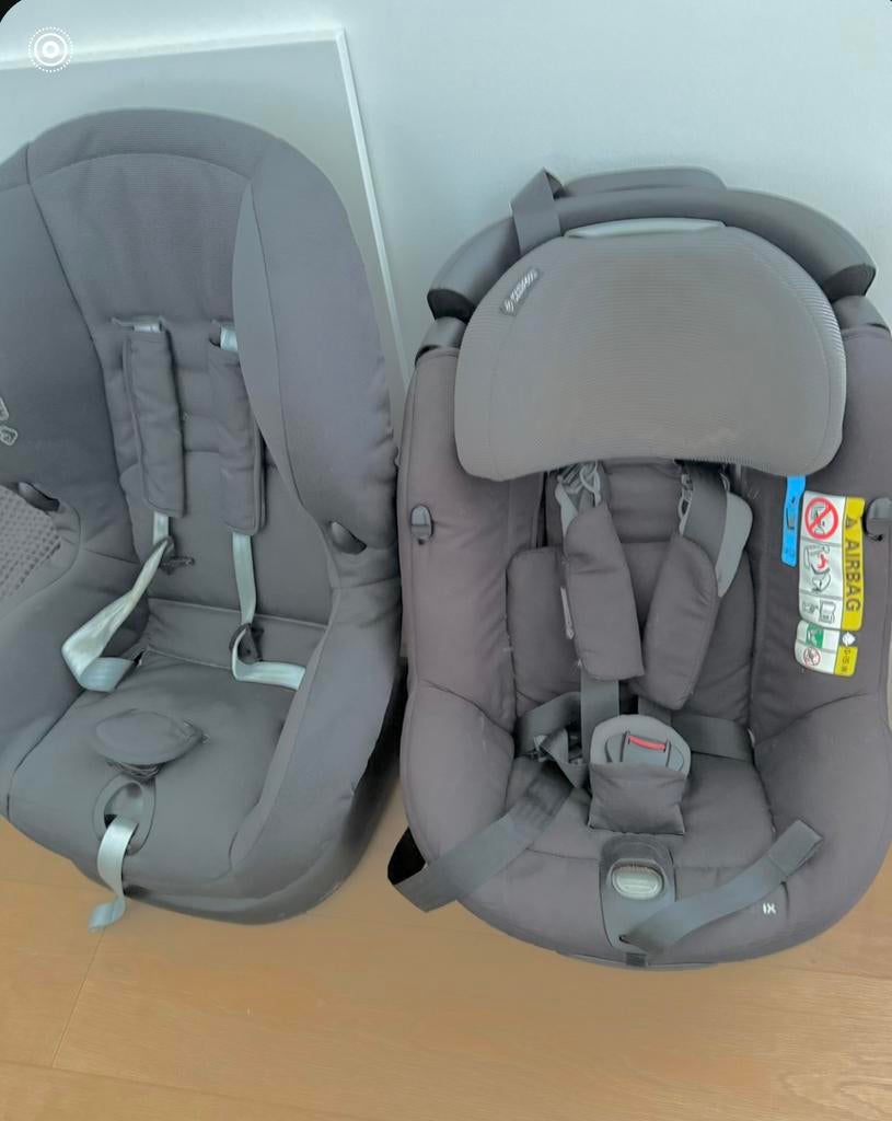 Set autostoelen - assixfix en priori, Kinderen en Baby's, Autostoeltjes, Ophalen, Verstelbare rugleuning, Zo goed als nieuw, Isofix