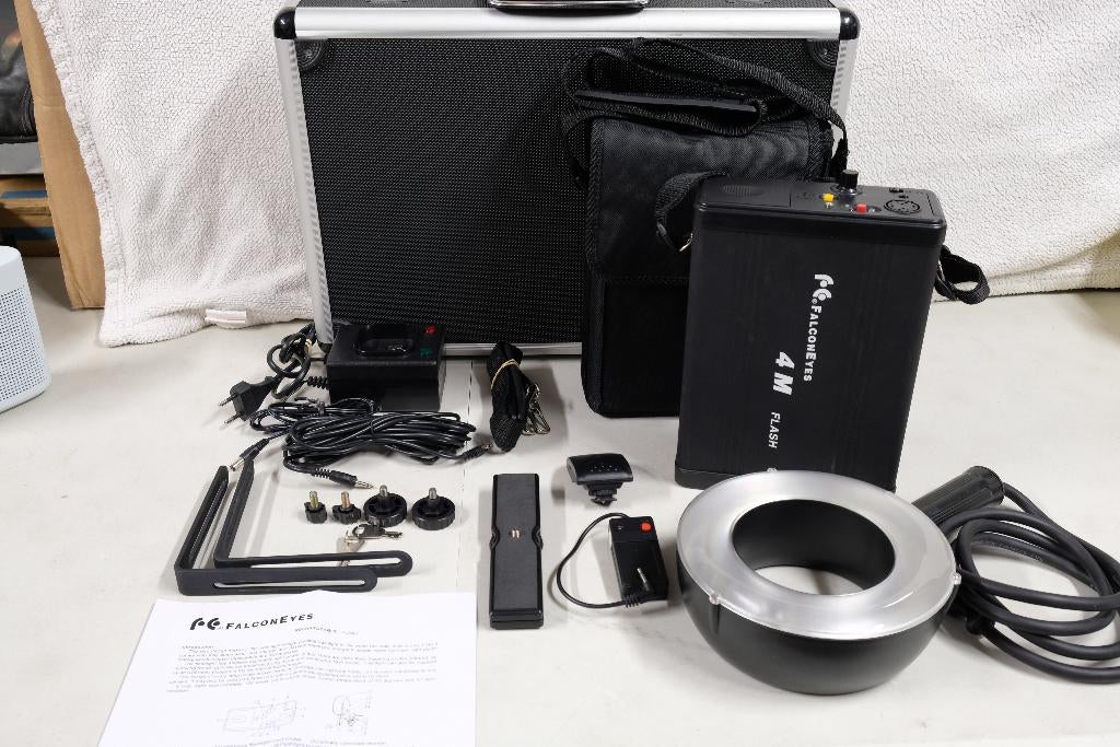 Falcon Eye 4M 400Ws Ring Flash Trigger Flight Ring-hoesje, Audio, Tv en Foto, Foto | Flitsers, Ophalen of Verzenden, Gebruikt