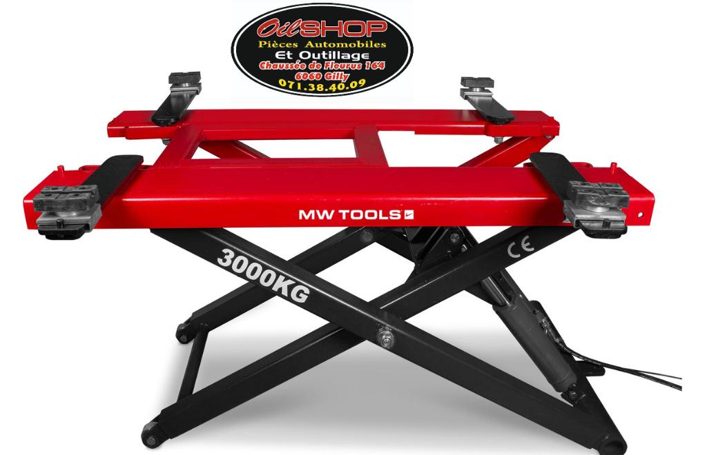 Pont élévateur à ciseaux mobile 3T 230V 980mm, Ophalen, Nieuw