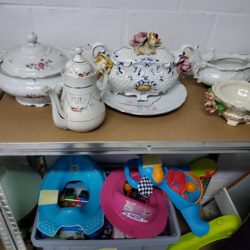 Vandaag grote verkoop tot 15uur, Antiek en Kunst, Antiek | Servies compleet, Ophalen