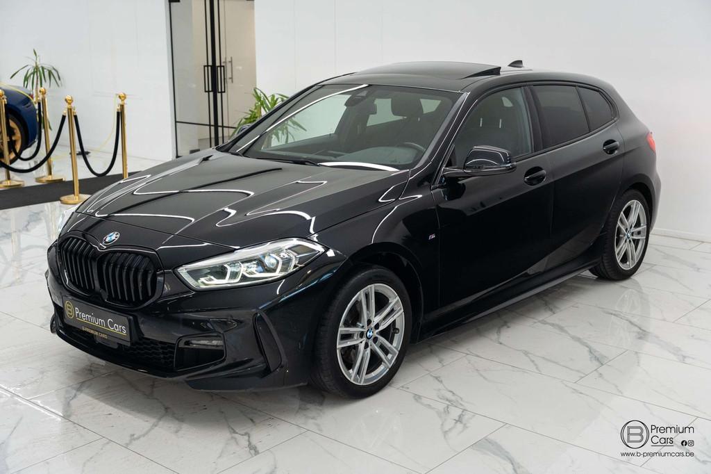 BMW 118 Ia M-Pakket! Sfeer, Led, ACC, Open dak! Garantie!, Auto's, BMW, 1 Reeks, Gebruikt, 1885 kg, Zwart