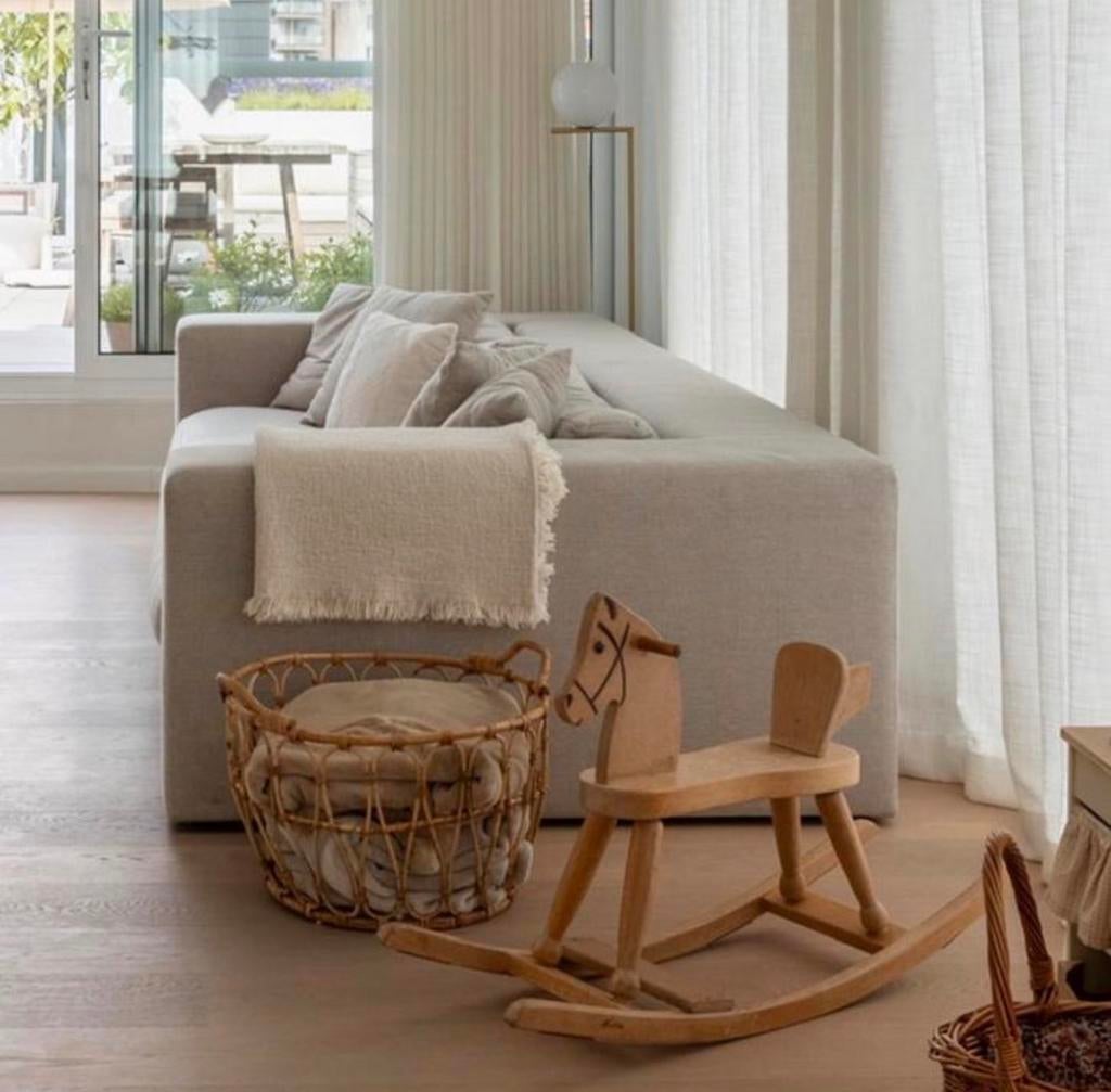 Zetel te koop - moet weg wegens verhuis, Huis en Inrichting, Ophalen, Zo goed als nieuw, Vierpersoons of meer, Rechte bank