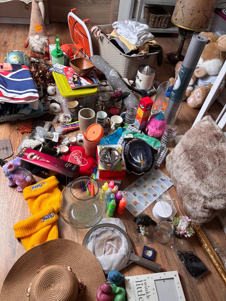 Groot lot rommelmarkt gerief, Enlèvement, Utilisé