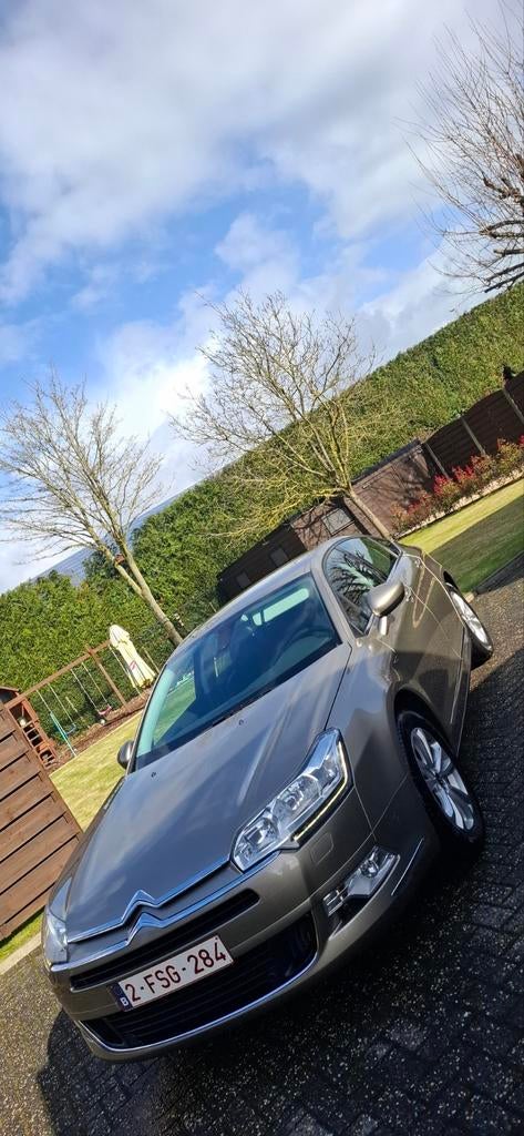 C5 exclusive perfecte staat, Auto's, Citroën, Zwart, Leder en Stof, Trekhaak, Particulier