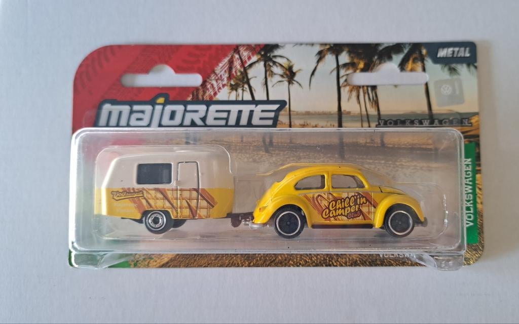 Vw beetle avec remorque majorette, Enlèvement ou Envoi, Neuf, Voiture