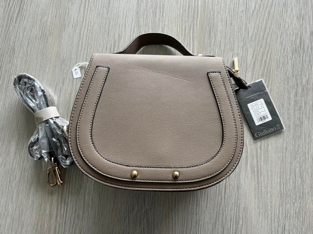 Nieuwe handtas met schouderriem, Ophalen of Verzenden, Nieuw, Beige, Overige merken