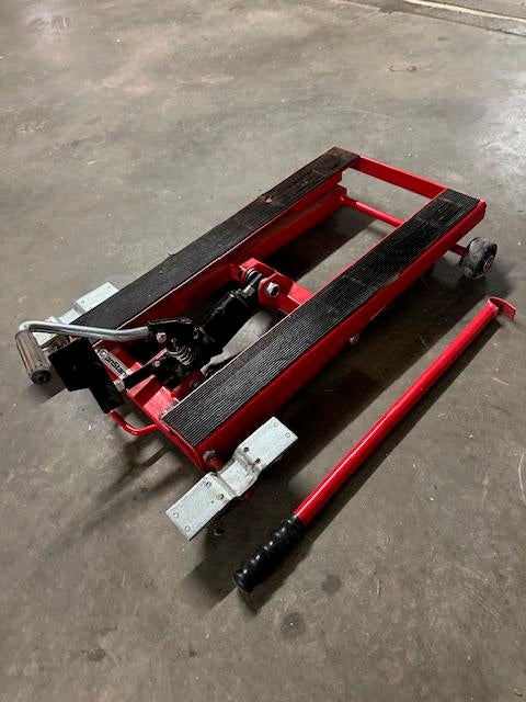 Motorfiets heftafel 500kg, Ophalen, Gebruikt