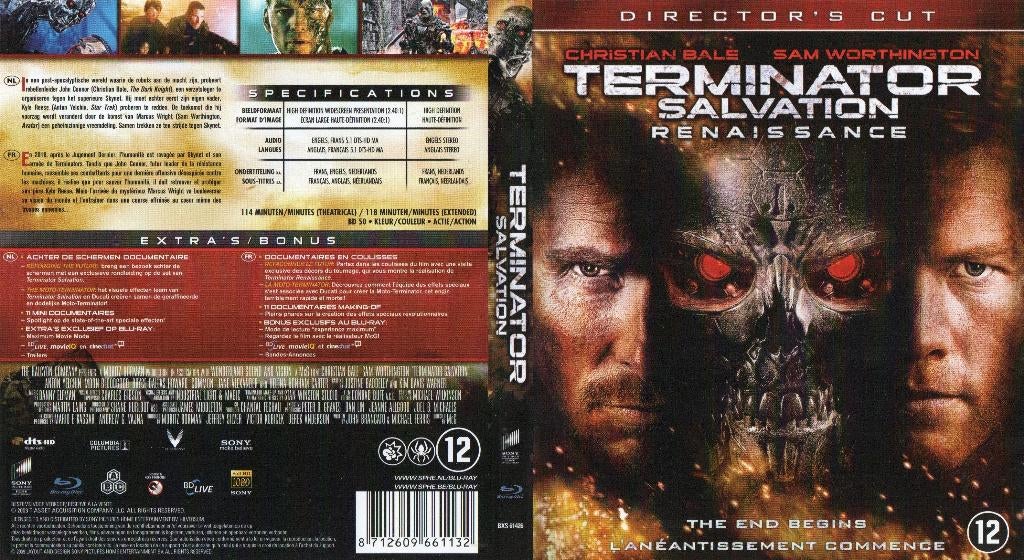 terminator renaissance (blu-ray) nieuw, Cd's en Dvd's, Blu-ray, Ophalen of Verzenden, Zo goed als nieuw, Science Fiction en Fantasy