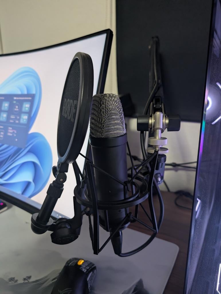 STUDIO MICROFOON TWV 500 ALLES INBEGREPEN, Ophalen of Verzenden, Zo goed als nieuw