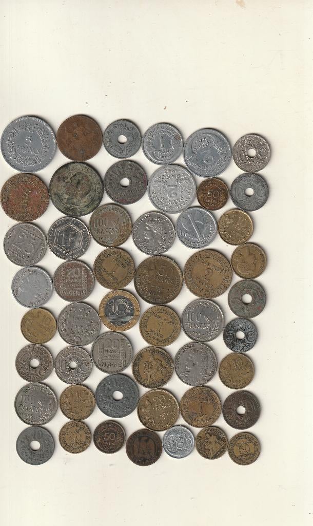 lot van 50 zeer oude munten van Frankrijk ,,, Ophalen of Verzenden, Frankrijk, Losse munt