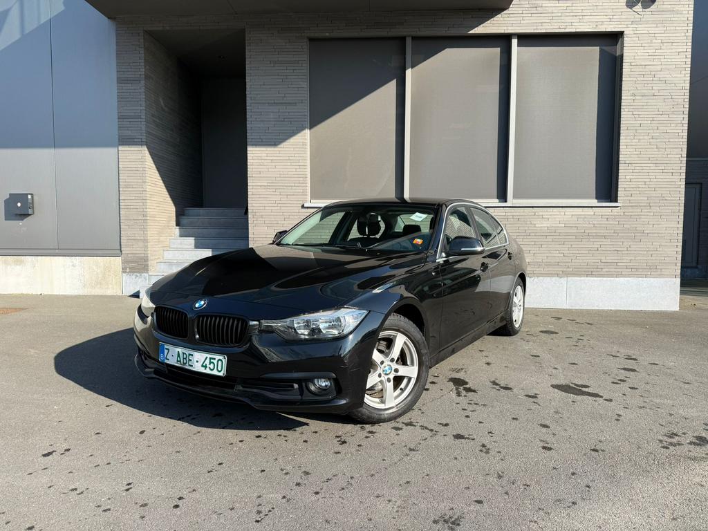 BMW 318d/12-2016/192.000km/110 kw/2.0 gazole/euro6b, Autos, Cuir, Achat, Entreprise, Noir