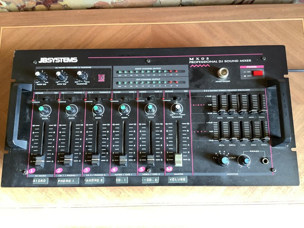 JB Systems MX05 DJ mixer / mengpaneel, Ophalen, Zo goed als nieuw