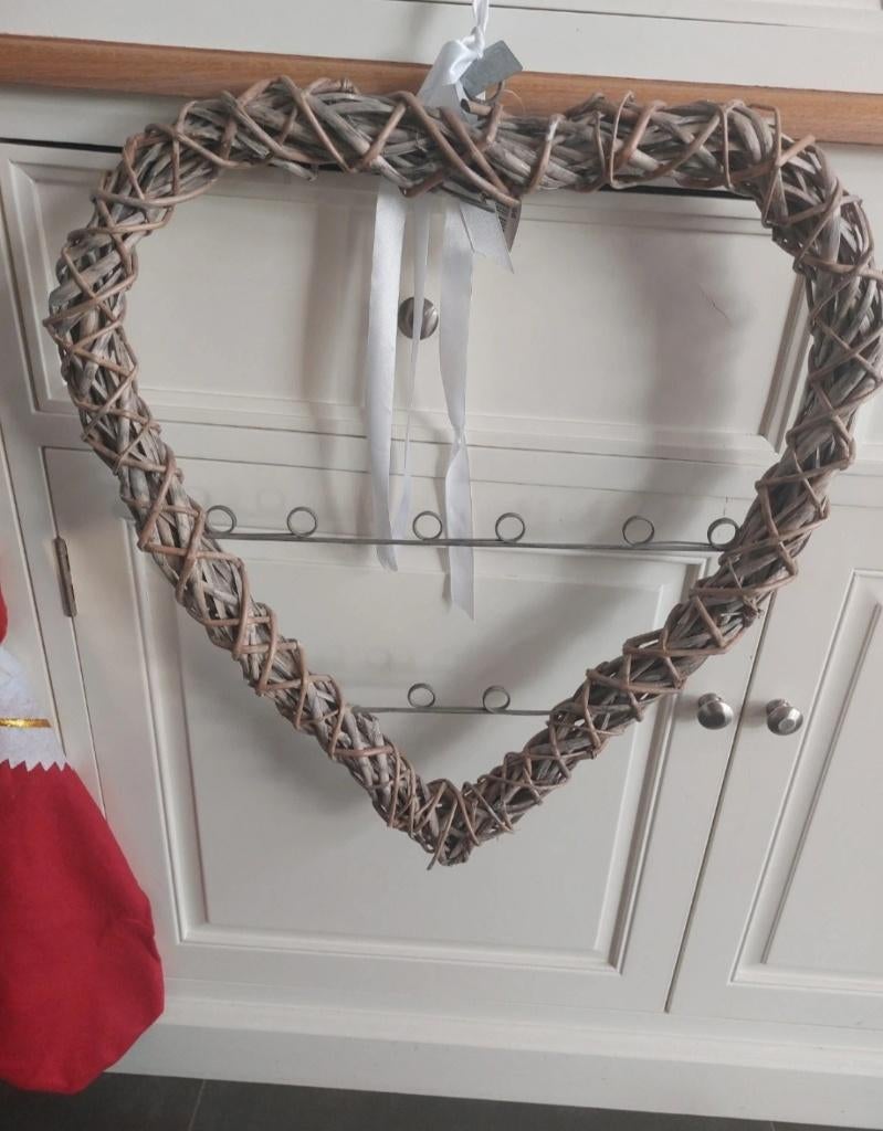 Krans hart, Huis en Inrichting, Woonaccessoires | Kransen, Ophalen of Verzenden, Gebruikt