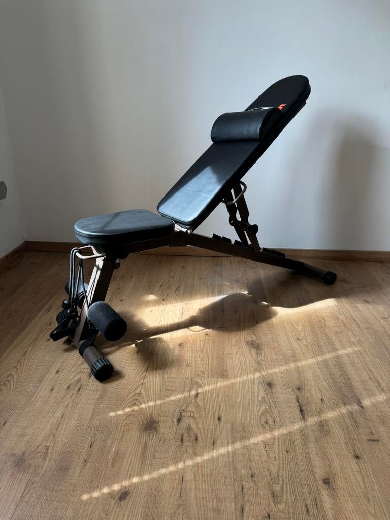 Verstelbare fitnessbank (inklapbaar), zo snel mogelijk weg, Sport en Fitness, Ophalen, Zo goed als nieuw, Fitnessbank