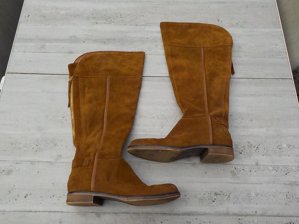 magnifiques bottes en cuir de Franco Sarto taille 39,5, Enlèvement ou Envoi, Comme neuf, Brun, FRANCO SARTO