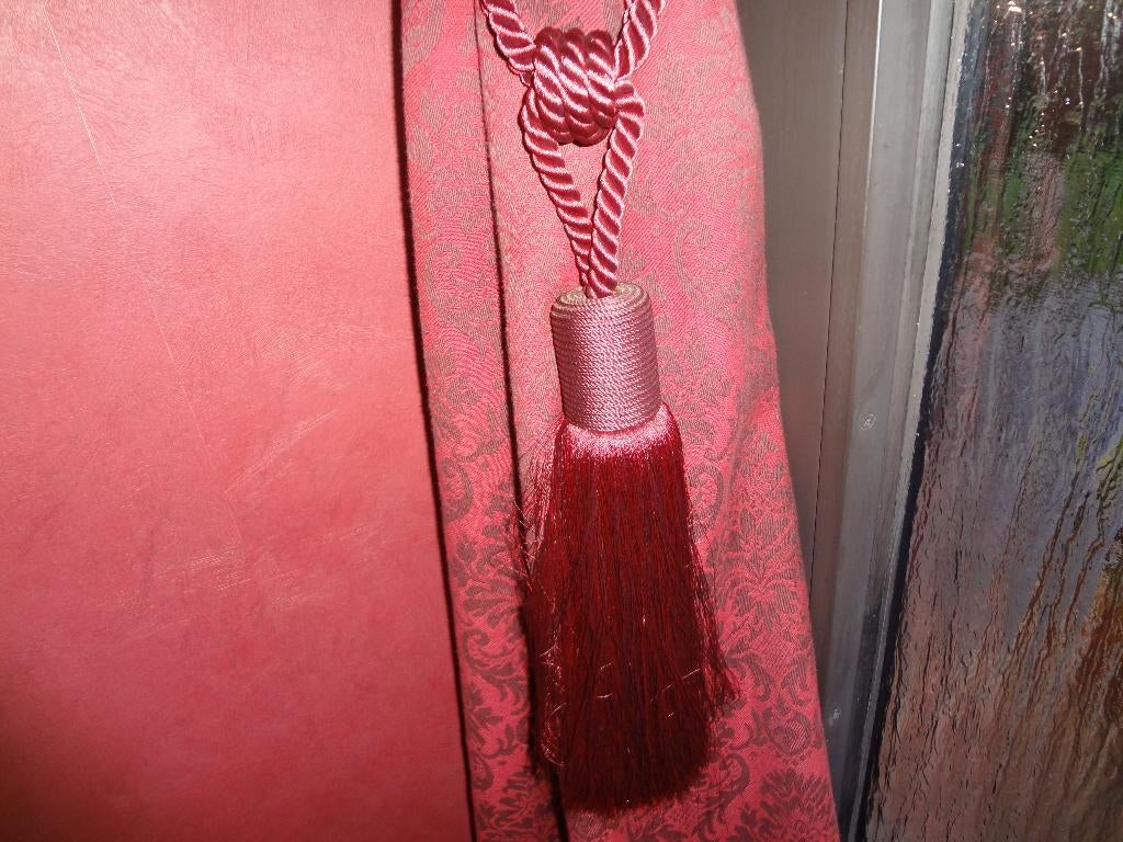 Gordijnkwasten, Huis en Inrichting, Stoffering | Gordijnen en Lamellen, Ophalen of Verzenden, Gebruikt, Crème