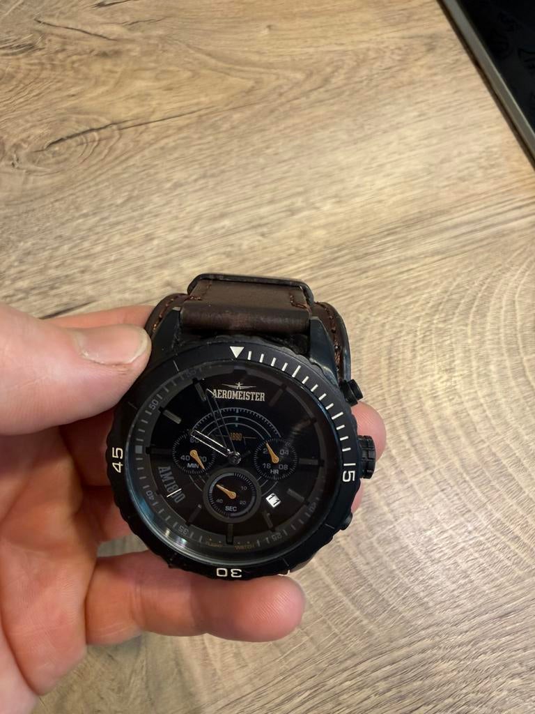 Horloge aeromeister, Handtassen en Accessoires, Ophalen, Gebruikt