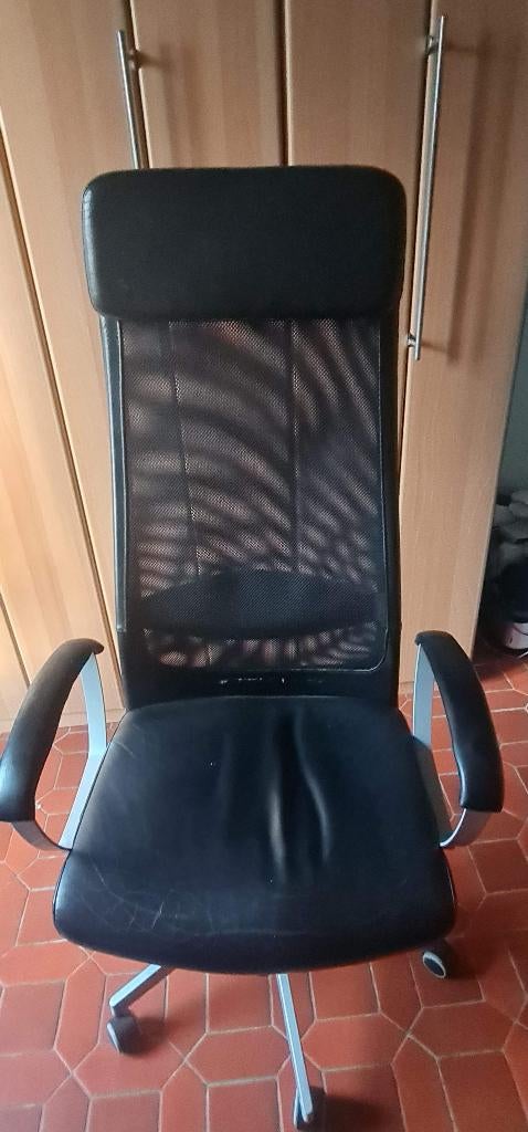 bureaustoel, Ophalen, Gebruikt, Zwart, Bureaustoel