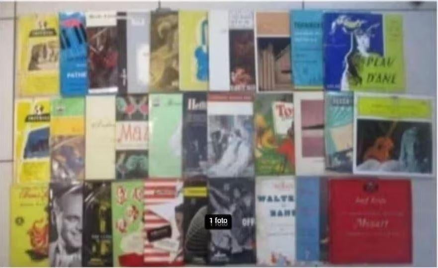 31 Oude 33-1/3-toeren platen met klassieke muziek, Ophalen of Verzenden, Zo goed als nieuw