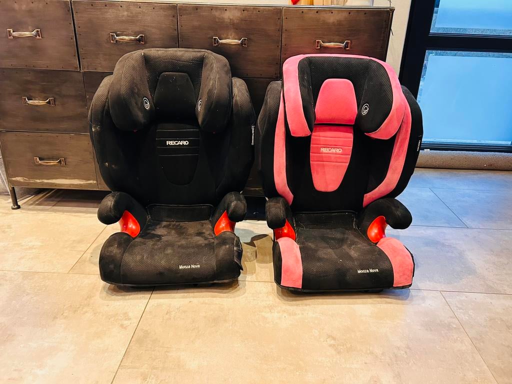 Sièges auto 2-3 Recaro Monza Nova Rose et Noir, Gebruikt, Verstelbare rugleuning, Isofix, Ophalen