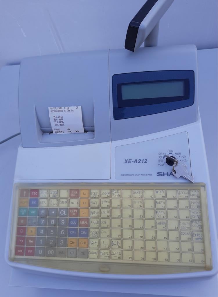 Kassa SHARP., Verzamelen, Elektronische Apparatuur, Ophalen of Verzenden