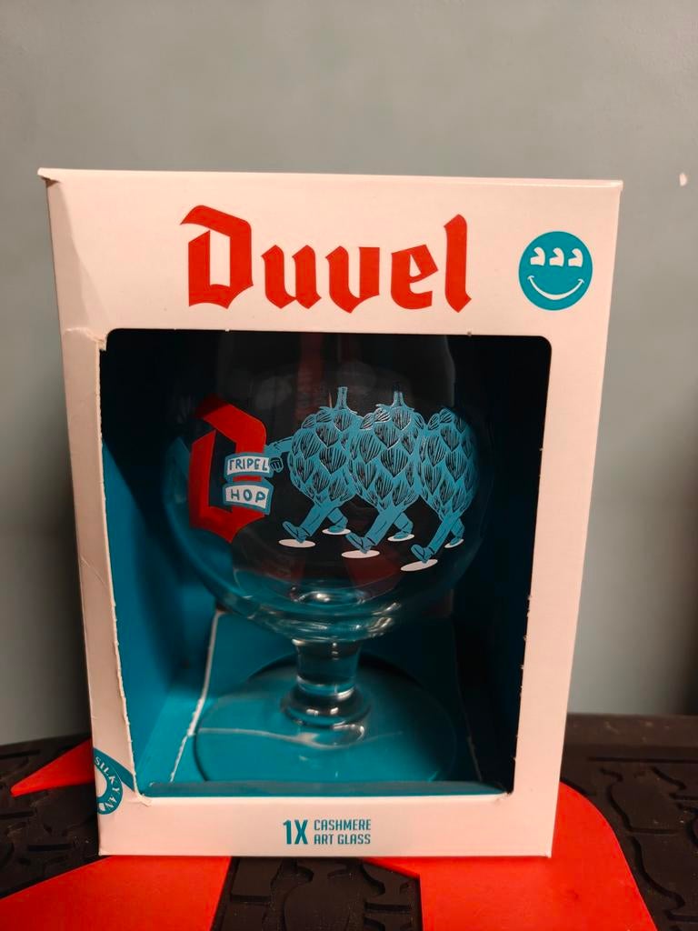 Duvelglas Tripel hop Cashmere, Enlèvement