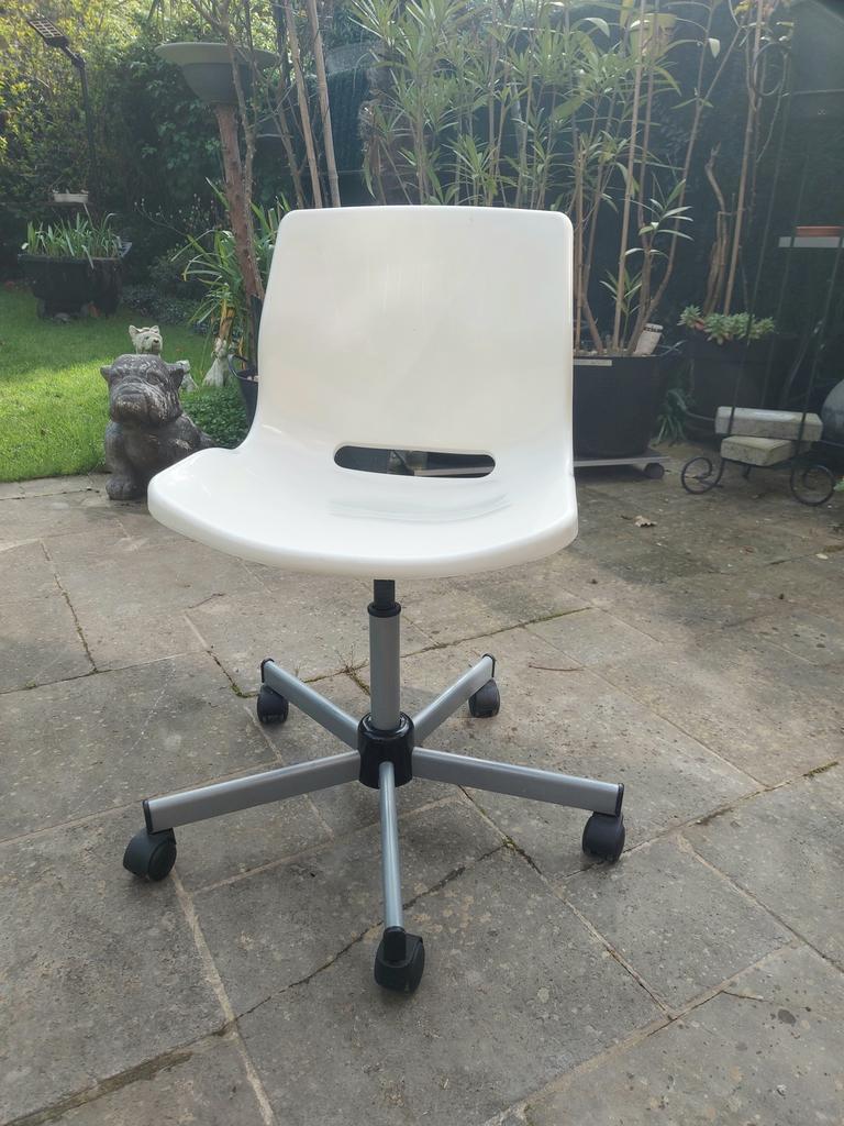 Ikea Snille bureaustoel, Ophalen, Gebruikt, Wit, Bureaustoel