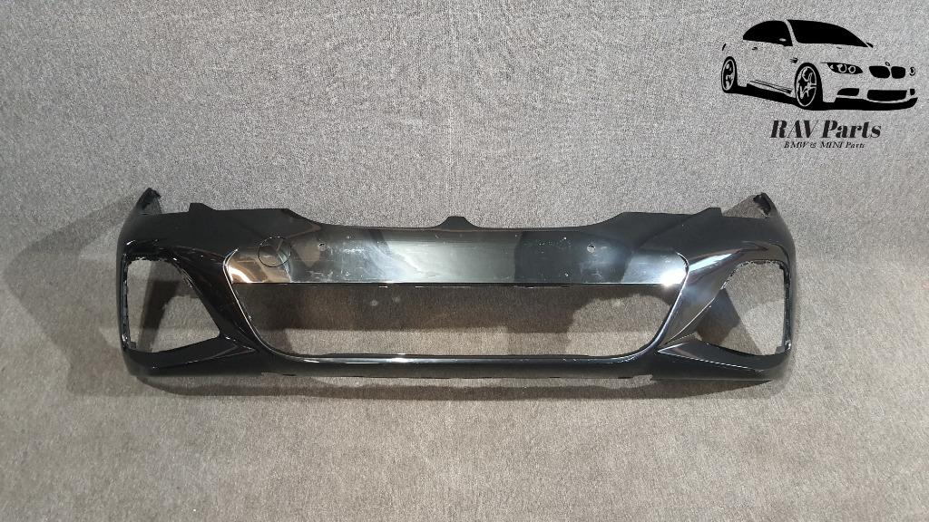 M Pakket Voorbumper BMW 3 Serie G20 G21 G28 Zwart Metallic, Gebruikt, Voor, Ophalen of Verzenden, Bumper