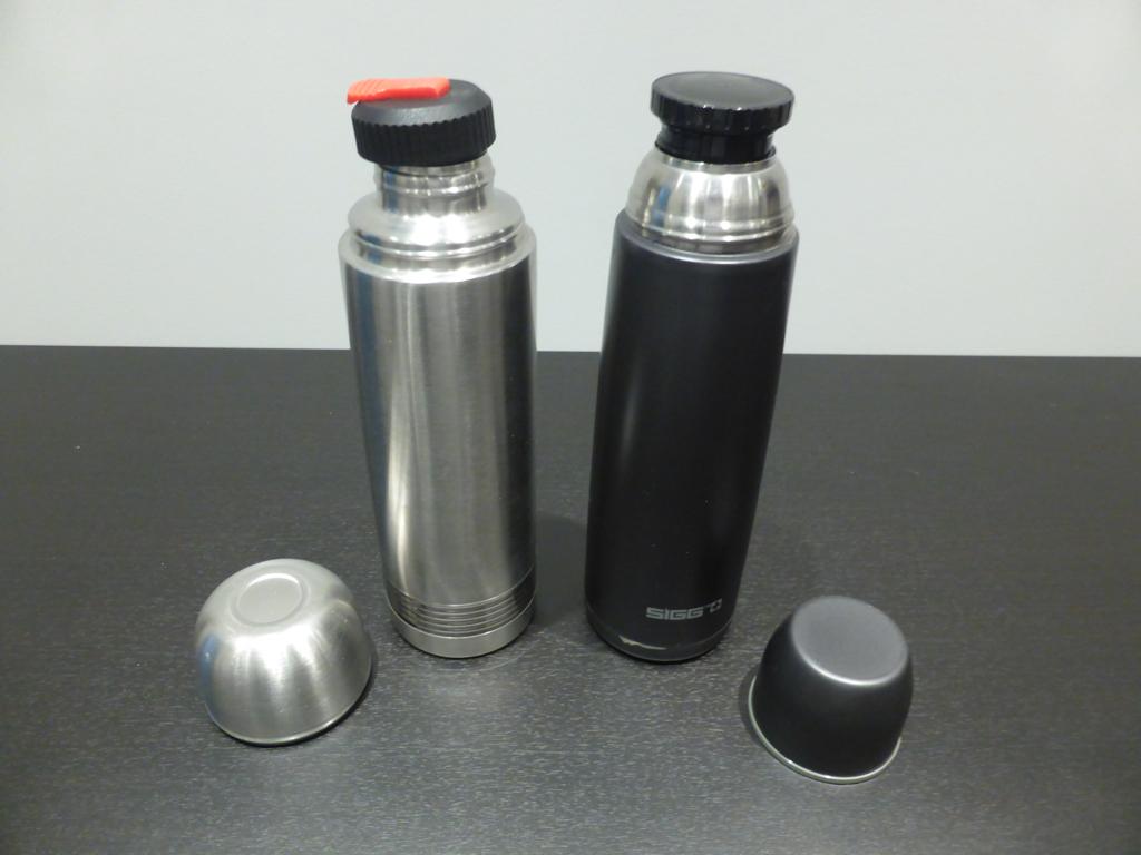 Thermos rvs/inox (2 stuks), Ophalen of Verzenden, Gebruikt
