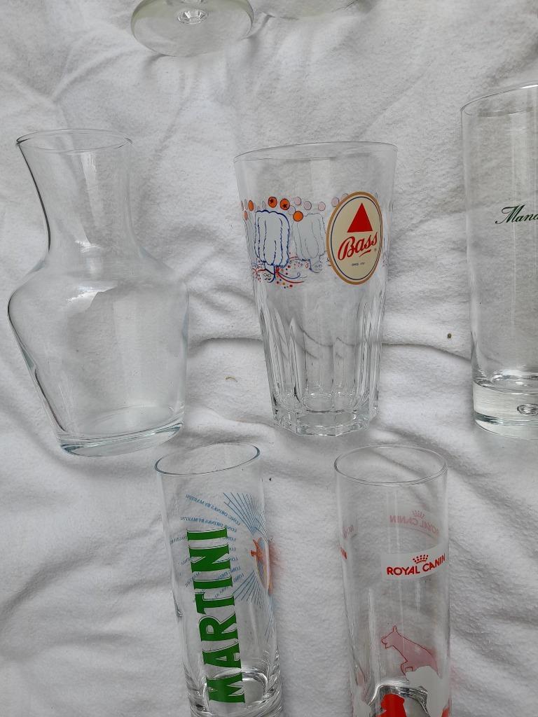 VERRES Bière et autres, Enlèvement, Utilisé, Verre