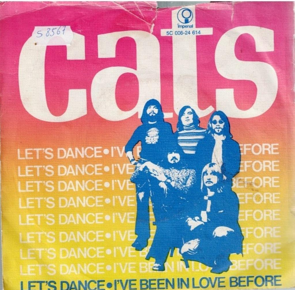 Vinyl, 7"   -   The Cats – Let's Dance / I've Been In Love B, Ophalen of Verzenden, Overige formaten