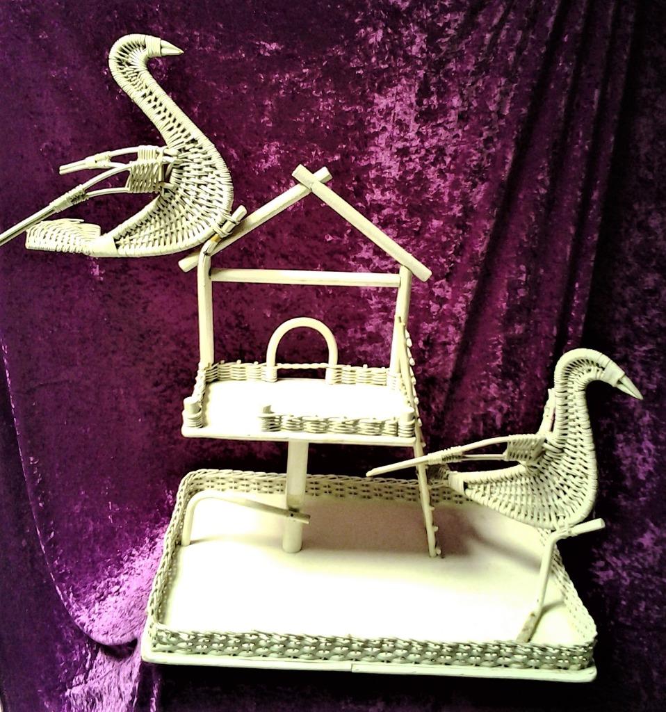 Presentatie mand groot met vogels doopsuiker, Kinderen en Baby's, Kraamcadeaus en Geboorteborden, Gebruikt, Kraamcadeau, Ophalen