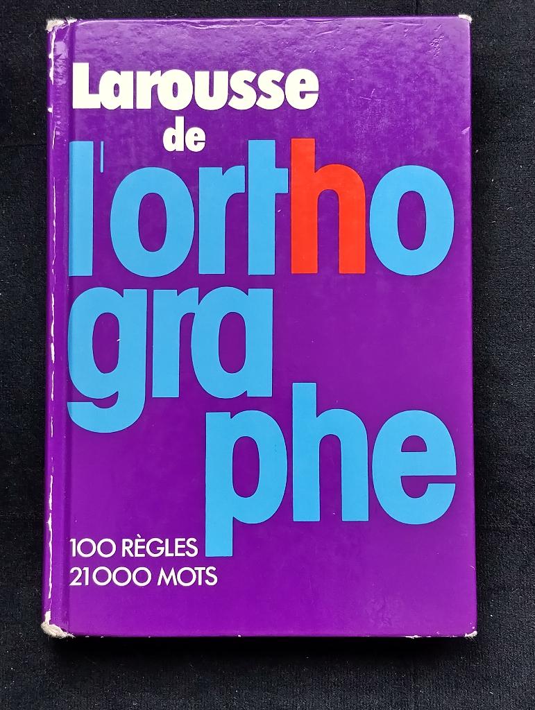 Larousse de l’orthographe 1982, Enlèvement