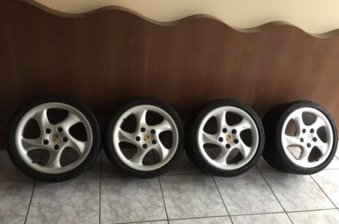 Set van 4 Porsche-velgen type bi-turbo voor 993C2-C4, Auto-onderdelen, Transmissie en Toebehoren, Porsche, Ophalen of Verzenden