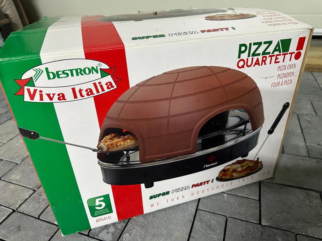 Pizza oven tafelmodel, Tuin en Terras, Pizzaovens, Ophalen, Zo goed als nieuw