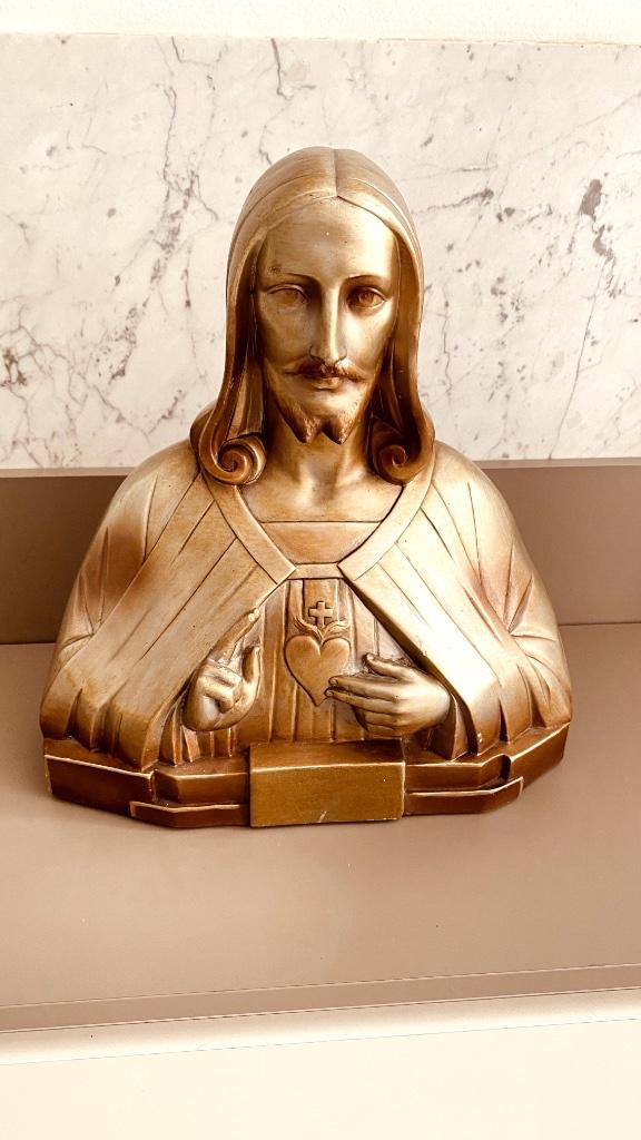 Buste - Jezus - Jean Carli - jaren 50, Antiquités & Art, Enlèvement