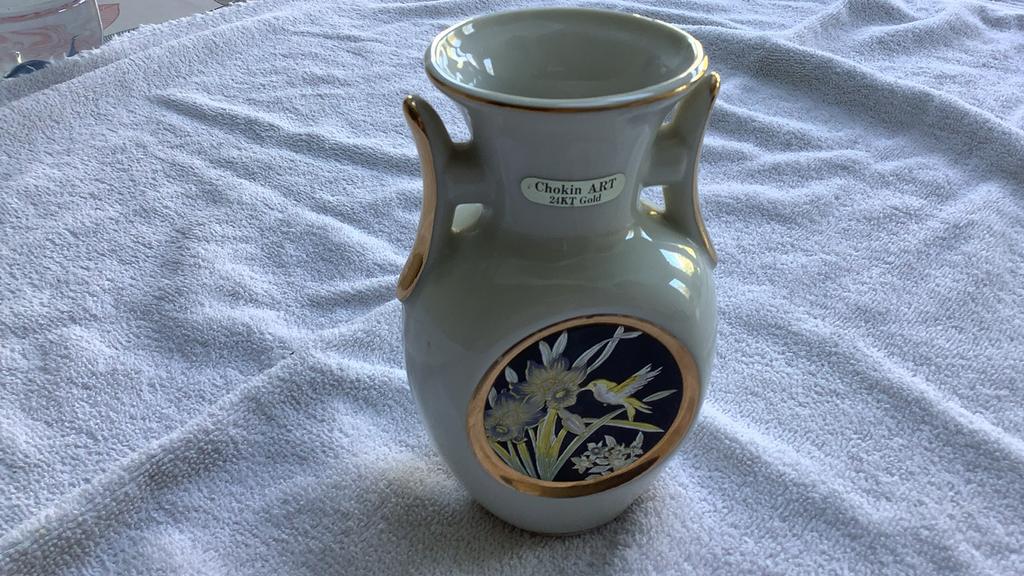 Chokin art. 24 karaat goud., Antiek en Kunst, Ophalen of Verzenden