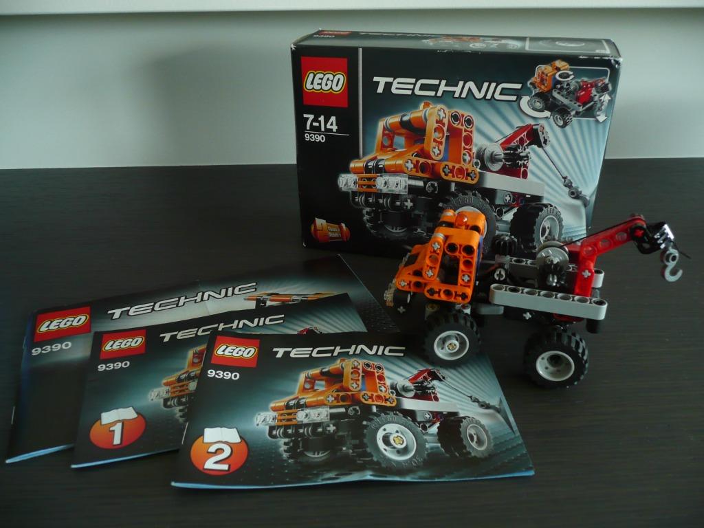 Lego Technic Mini Takelwagen 9390, Ophalen of Verzenden, Zo goed als nieuw, Lego