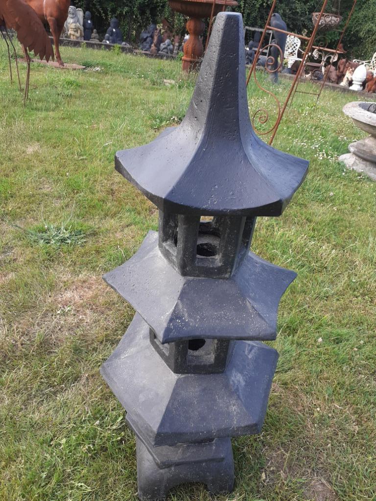 Superbe  pagode en pierre patinée, Jardin & Terrasse, Statues de jardin, Enlèvement, Neuf, Autres matériaux, Autres types