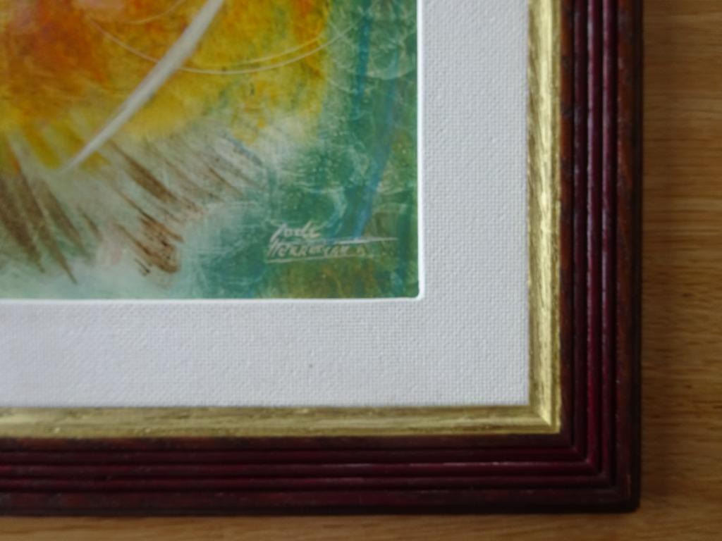 Lode Herreman, Biologische sprongen'98, paneel, 33 x 26 cm, Enlèvement ou Envoi