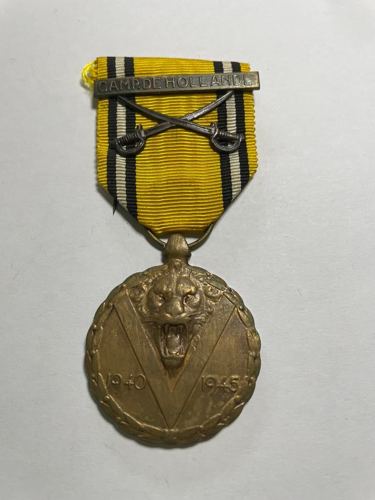 Lot 38: Medaille Camp de Hollande, Ophalen of Verzenden