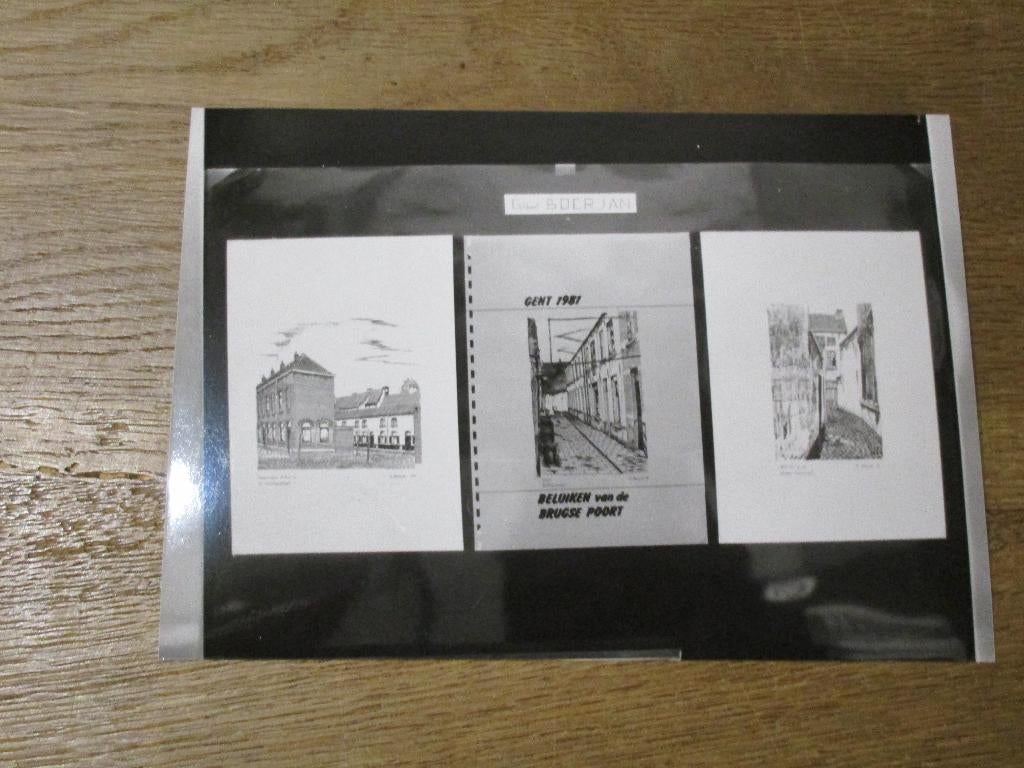 PERSFOTO GENT 1983 TENTO BELUIKEN VD BRUGSE POORT, Ophalen of Verzenden, Zo goed als nieuw, Overige onderwerpen, Foto