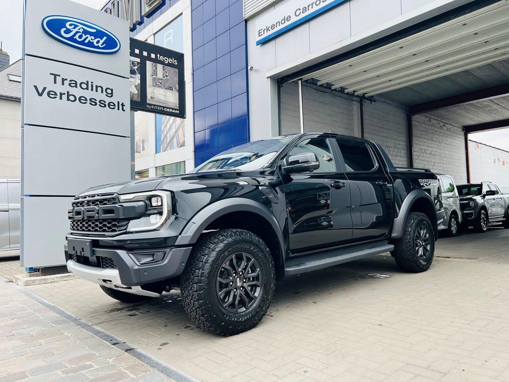 Ford Ranger-Raptor 3.0 V6 / Raptor / Raptor Pack / 5 jaar w, Auto's, Ford, Automaat, Monovolume, Zwart, 5 zetels