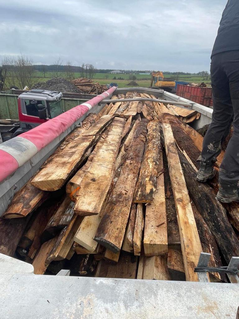 FARDES chêne et hêtre 🪵, Jardin & Terrasse, 6 m³ ou plus, Enlèvement ou Envoi, Chêne, Branches