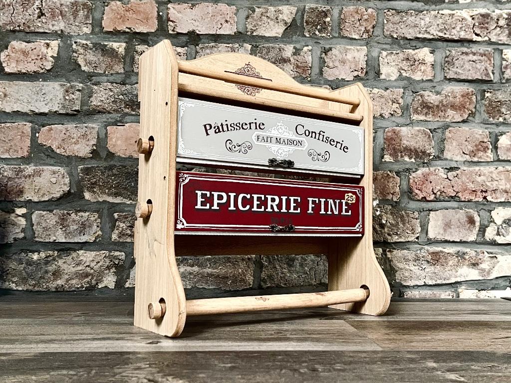 étagère à épices, essuie tout Vintage état neuf - à débattre, Enlèvement, Neuf