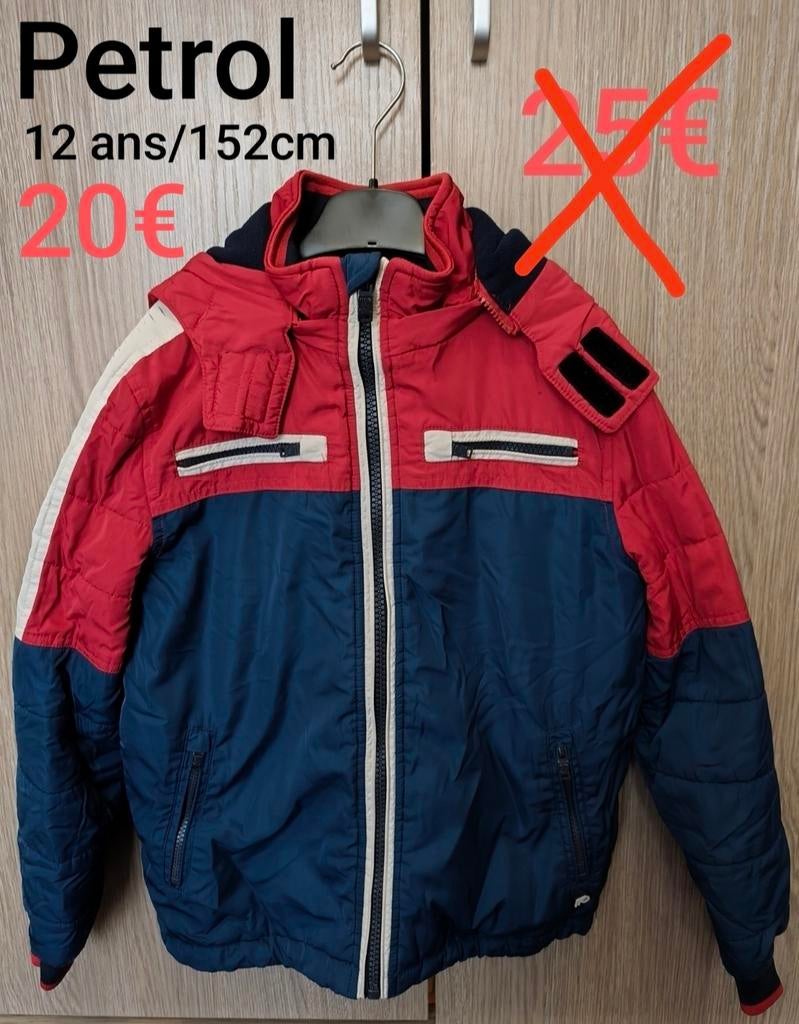 Veste Petrol (12 ans), Enlèvement, Garçon