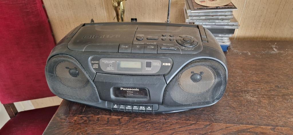 Lecteur Cd k7 Panasonic, TV, Hi-fi & Vidéo, Enlèvement ou Envoi, Comme neuf