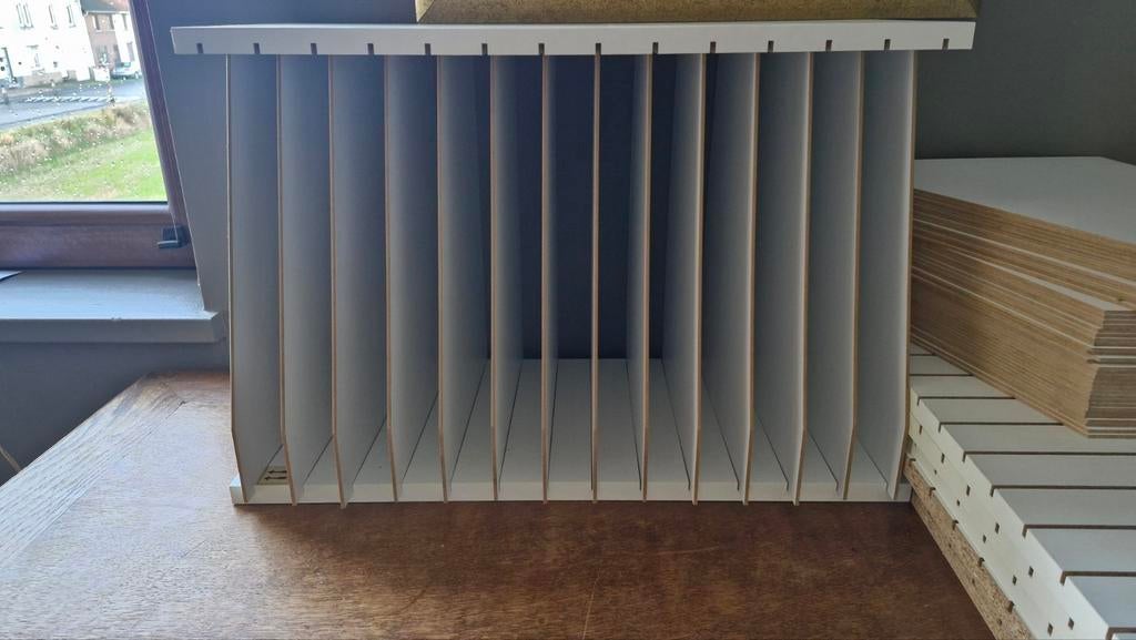 4 rangements verticaux KEWLOX (revues, dossiers...), Huis en Inrichting, Woonaccessoires | Etagères, Zo goed als nieuw, Ophalen