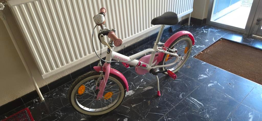 Vélo fille 4-6 ans, Ophalen, Zijwieltjes, B’twin, 16 tot 20 inch