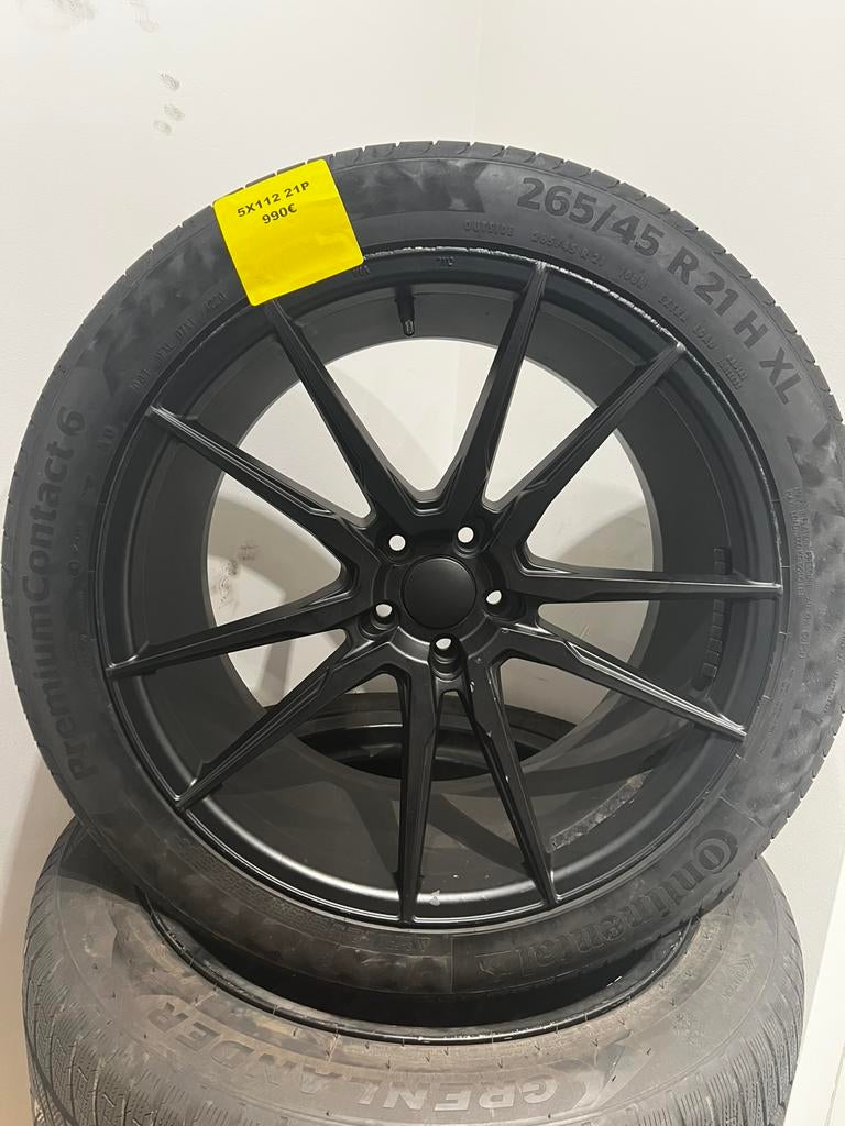 Jantes + Pneus Continental 22pouces Mercedes Bmw x5/x7, Pneus et Jantes, -, Pneus été, -